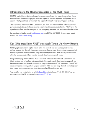 California POLST Form
