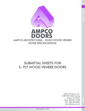 Flush Wood Door Specifications
