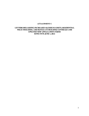 National Flood Insurance Program Notice