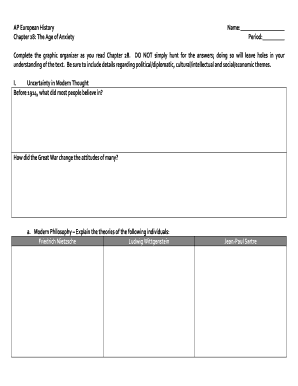 AP European History Chapter 28 Study Guide