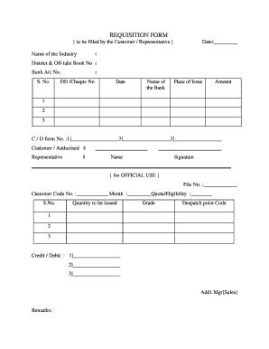 Requisition Form