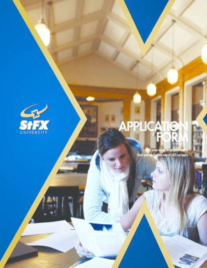 StFX University Application Form
