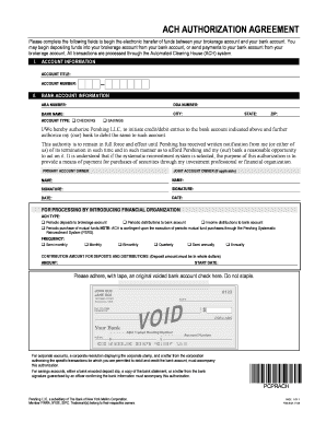 ACH Authorization Agreement