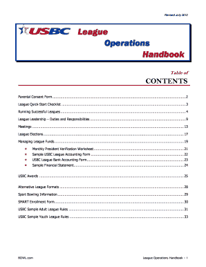 USBC Parental Consent Form