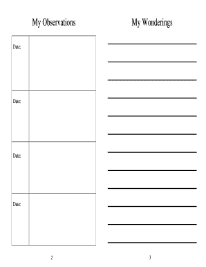My Wonderings and Learnings Notebook