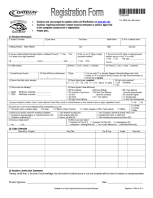 Student Registration Form