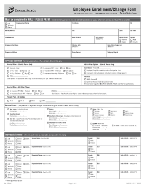 Employee Enrollment/Change Form