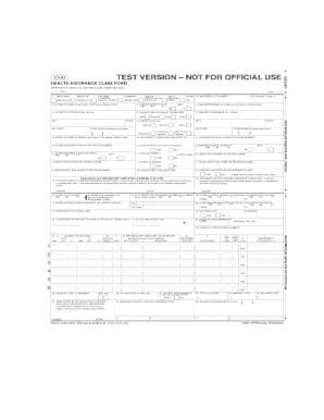 Health Insurance Claim Form