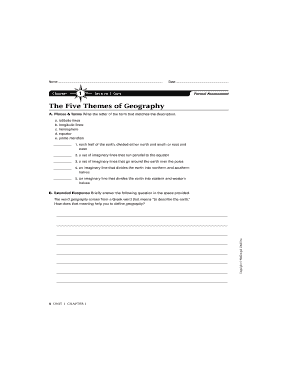 Geography Quiz Form