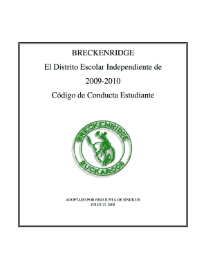 Código de Conducta Estudiante