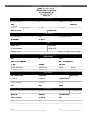 Patient Information Form