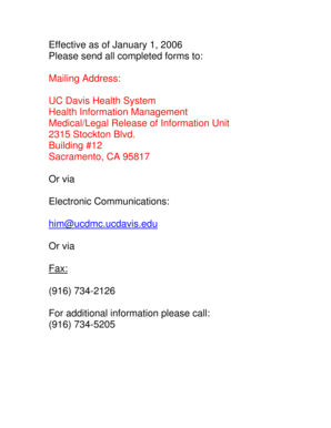 Authorization for Release of Health Information