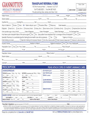 Transplant Referral Form