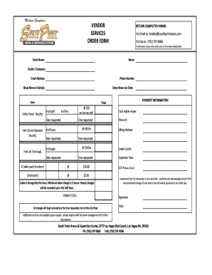 Vendor Labor form - bnrchacomb