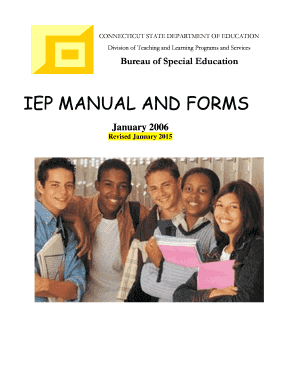 Connecticut IEP Form