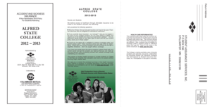 Alfred State College Student Accident and Sickness Insurance Enrollment Form
