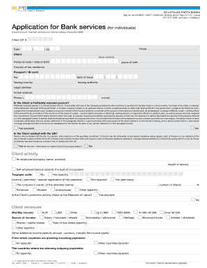 Latvian Bank Services Application