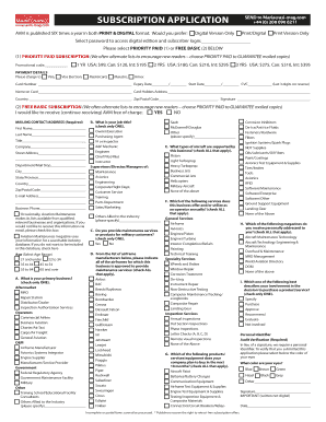 AVM Magazine Subscription Application