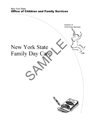 New York Family Day Care Application