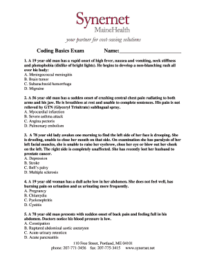 Coding Basics Exam