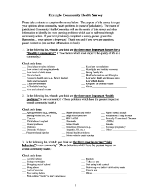 Community Health Survey