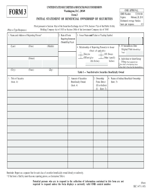 SEC Form 3