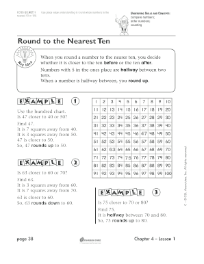 Math Rounding to Nearest Ten Worksheet