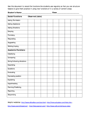 Student Social and Academic Functions Tracker