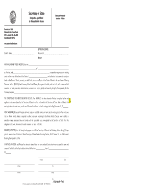 Illinois Vehicle Dealer Bond Form