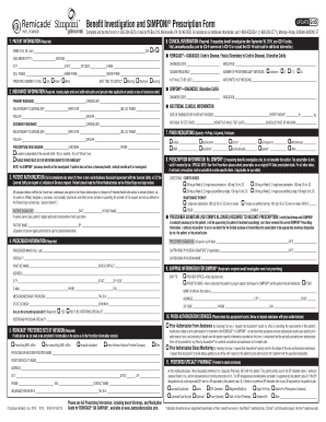 SIMPONI® Prescription and Benefit Investigation Form