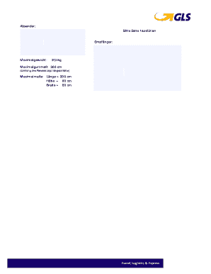 Rechnung / Quittung für Versandpaket
