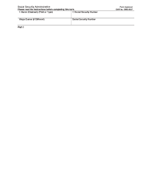 SSA Form 1696-U4 Appointment of Representative