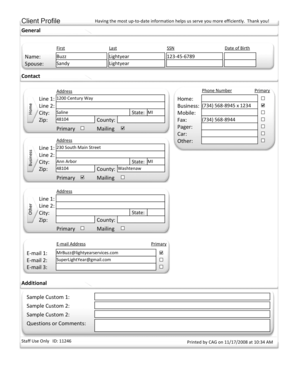 Form preview