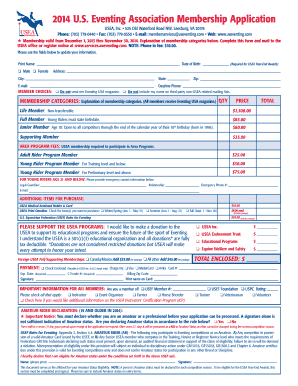 USEA Membership Application Form