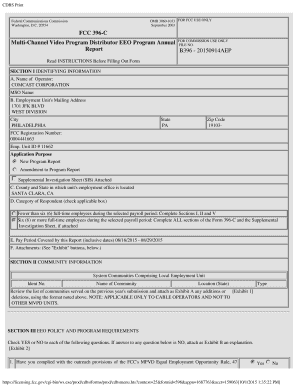 FCC Form 396-C