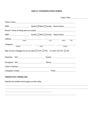 Children's Program Registration Packet