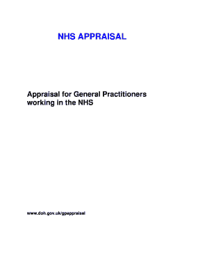 NHS Annual Appraisal for General Practitioners