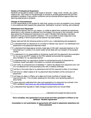 Placement Agreement