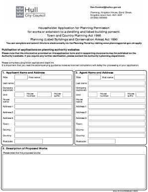 Householder Application for Planning Permission