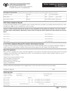 Tuition Assistance Application