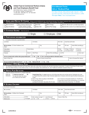 United Food & Commercial Workers Union Enrollment Form