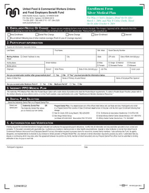 United Food & Commercial Workers Union Enrollment Form