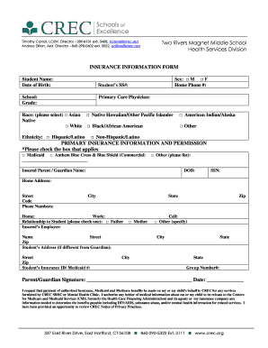 Insurance Information Form