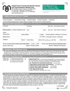 United Food & Commercial Workers Union Enrollment Form