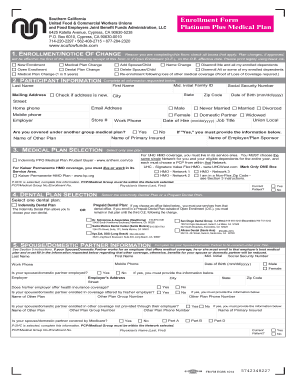 Health Plan Enrollment Form