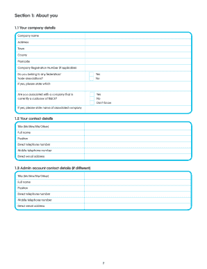 Employee Accident and Life Cover Application Form