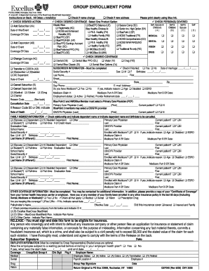 Group Enrollment Form