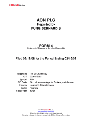 SEC Form 4 Statement of Changes in Beneficial Ownership