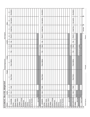 Student Travel Request Form
