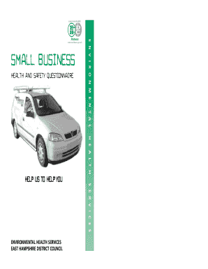Small Business Health and Safety Questionnaire